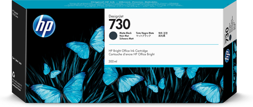 HP cartucho DesignJet 730 negro mate 300ml