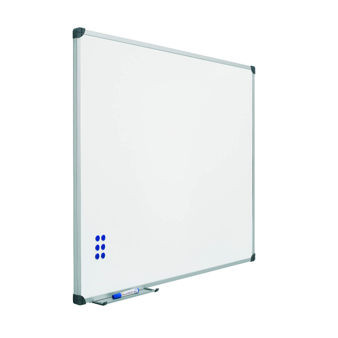 Pizarra blanca mate acero vitrificado120x200 cm