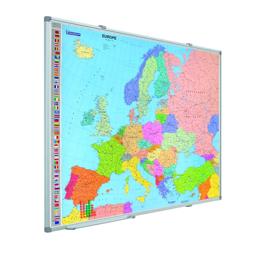 Mapa magnético europa 1050x1230mm