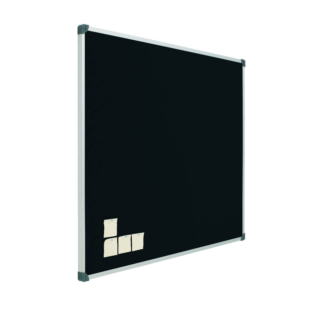 Tablero mural anuncios 100x175cm negro