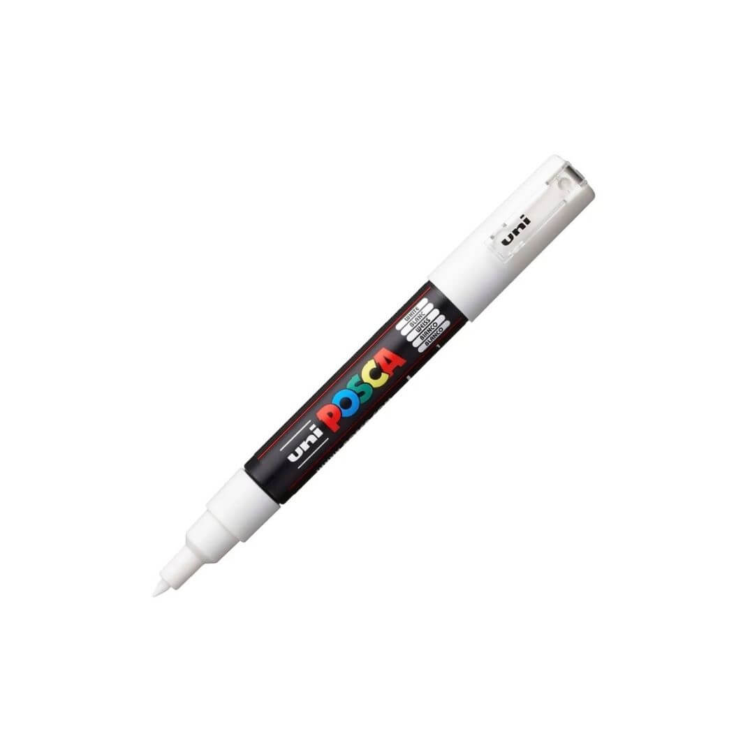 Retolador Uni Posca PC1M blanc
