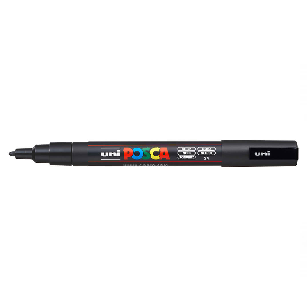 Rotulador Uni Posca PC3M negro
