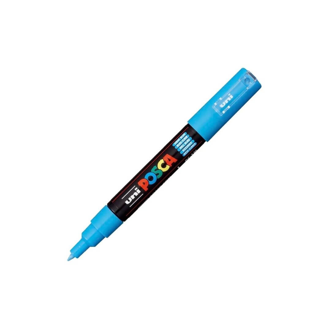 Rotulador Uni Posca PC5M azul claro