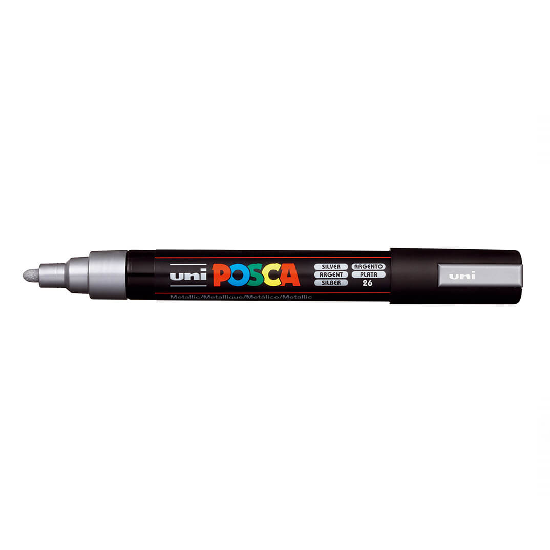 Rotulador Uni posca PC5M gris