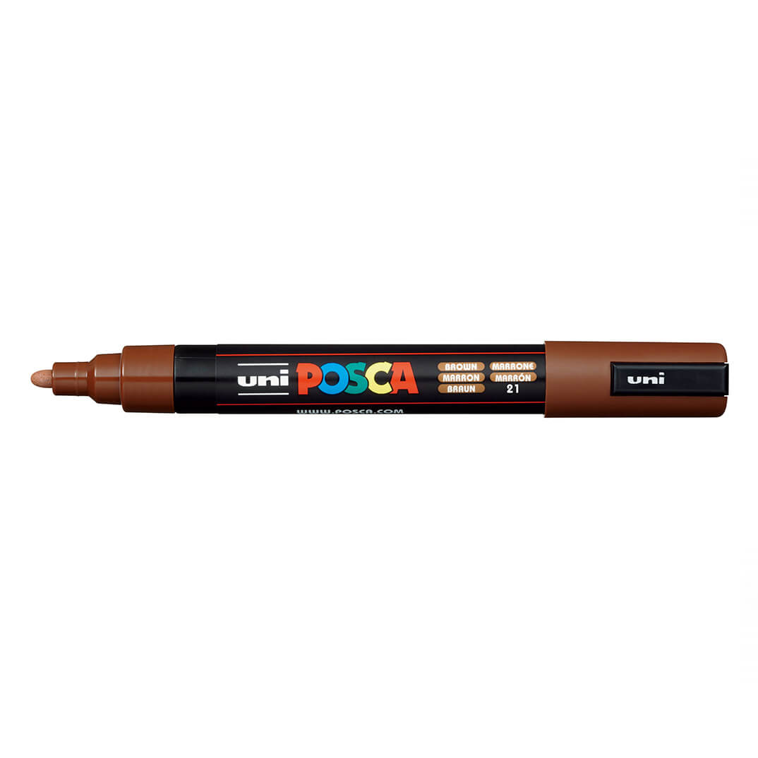 Rotulador Uni Posca PC5M marrón