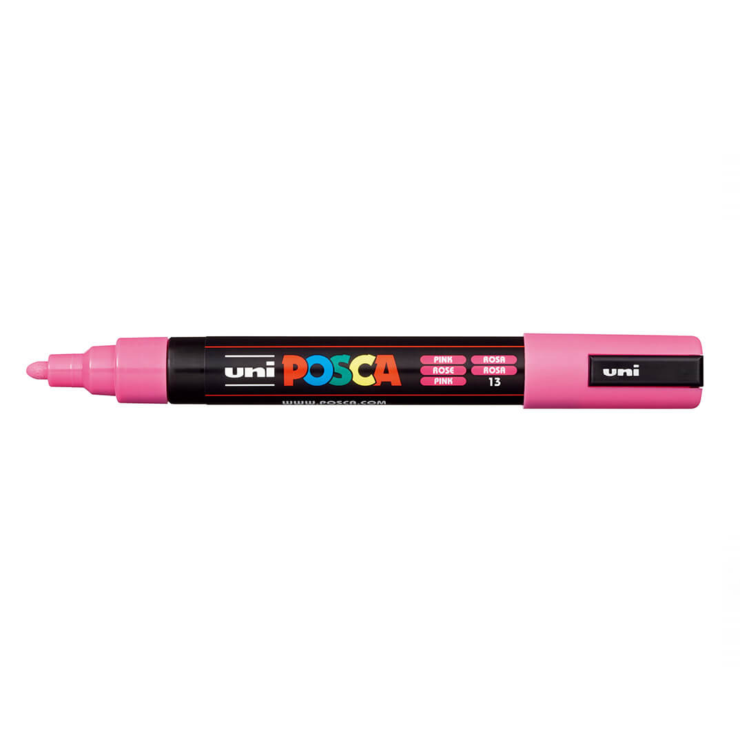 Rotulador Uni posca PC5M rosa