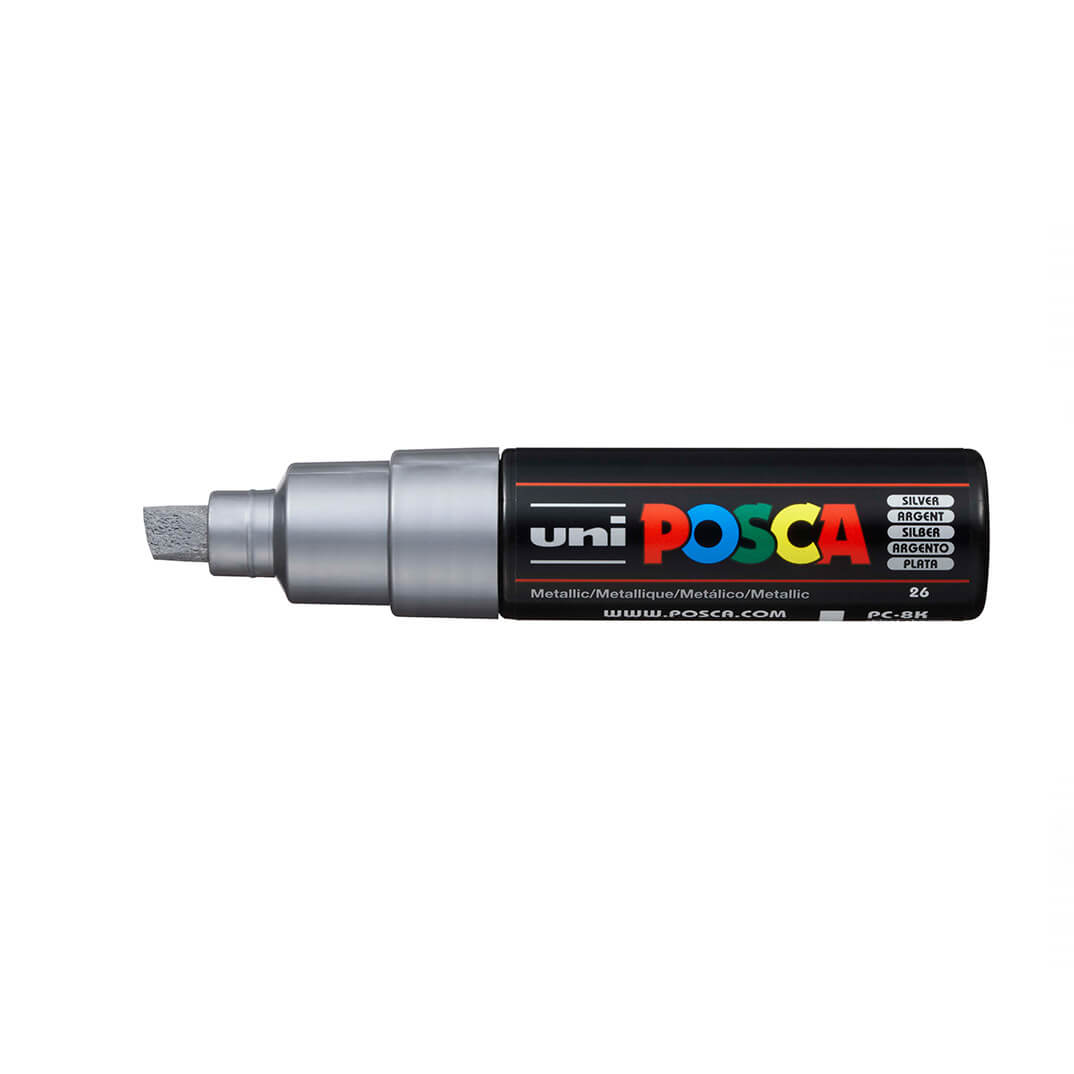 Retolador Uni Posca PC8K plata
