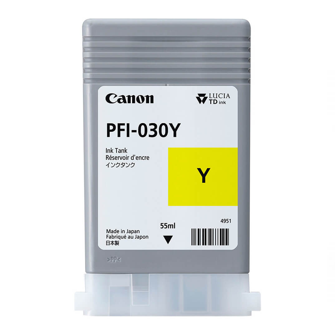 Cartucho Canon inkjet pfi-030y 55ml amarillo