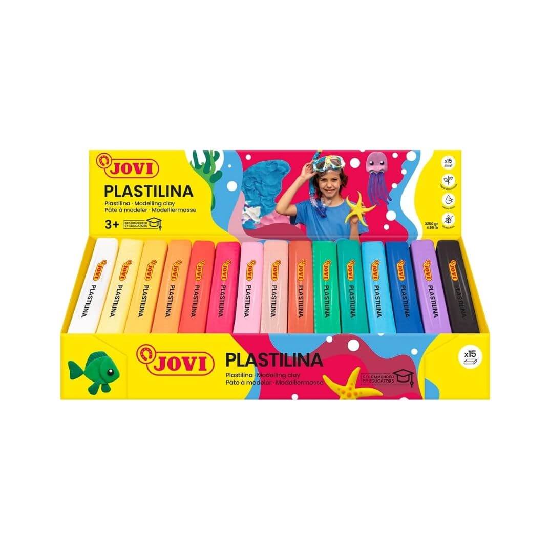 Plastilina Jovi 71 colors variats 150g (15u)
