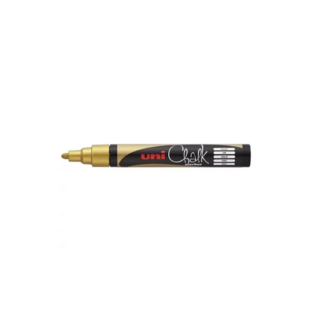 Marcador guix líquid Uni Chalk 1,8mm or