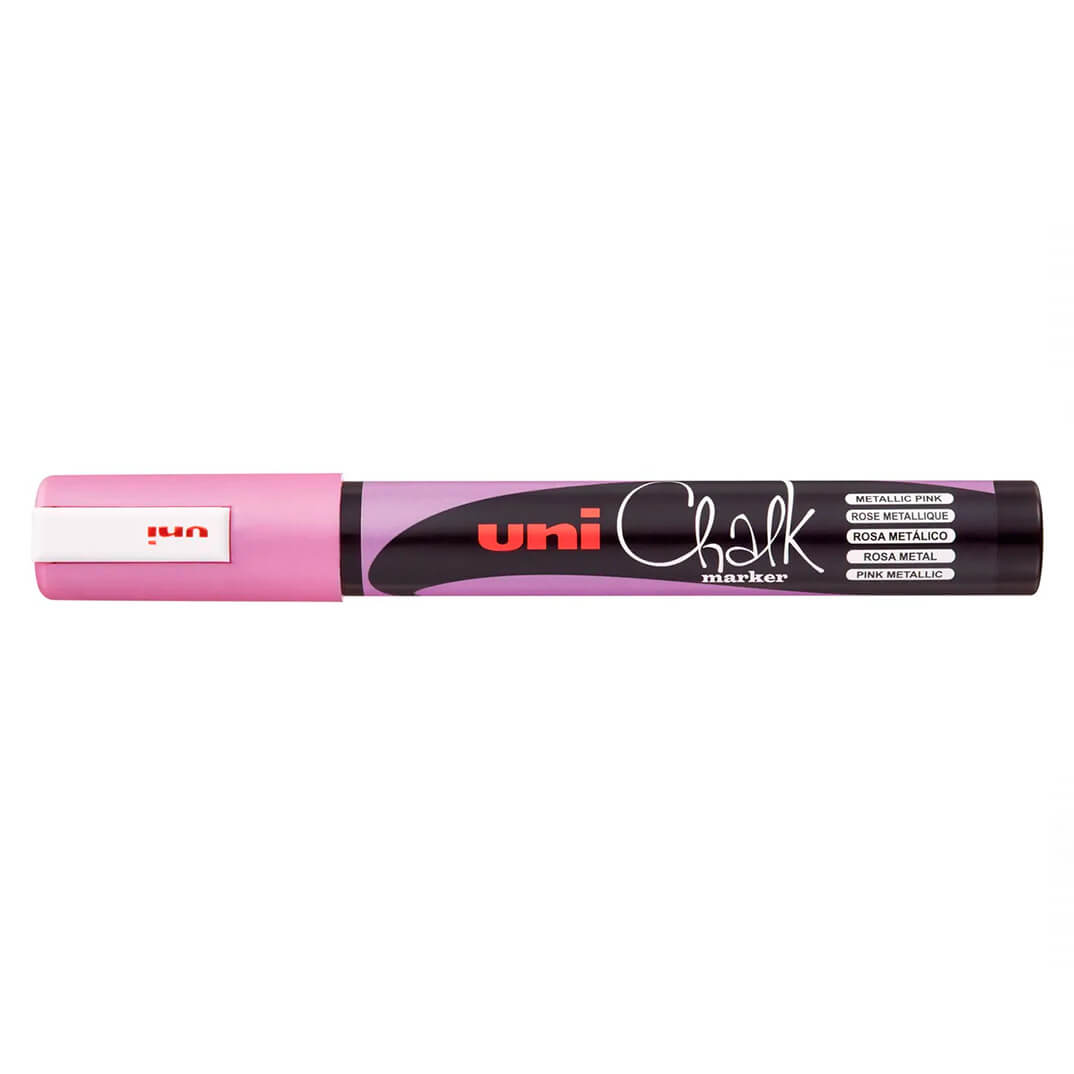 Marcador guix líquid Uni Chalk 1,8mm rosa