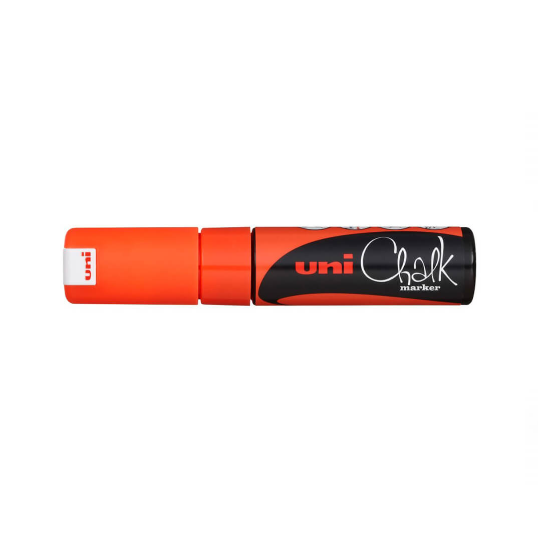 Marcador guix líquid Uni Chalk 8mm taronja