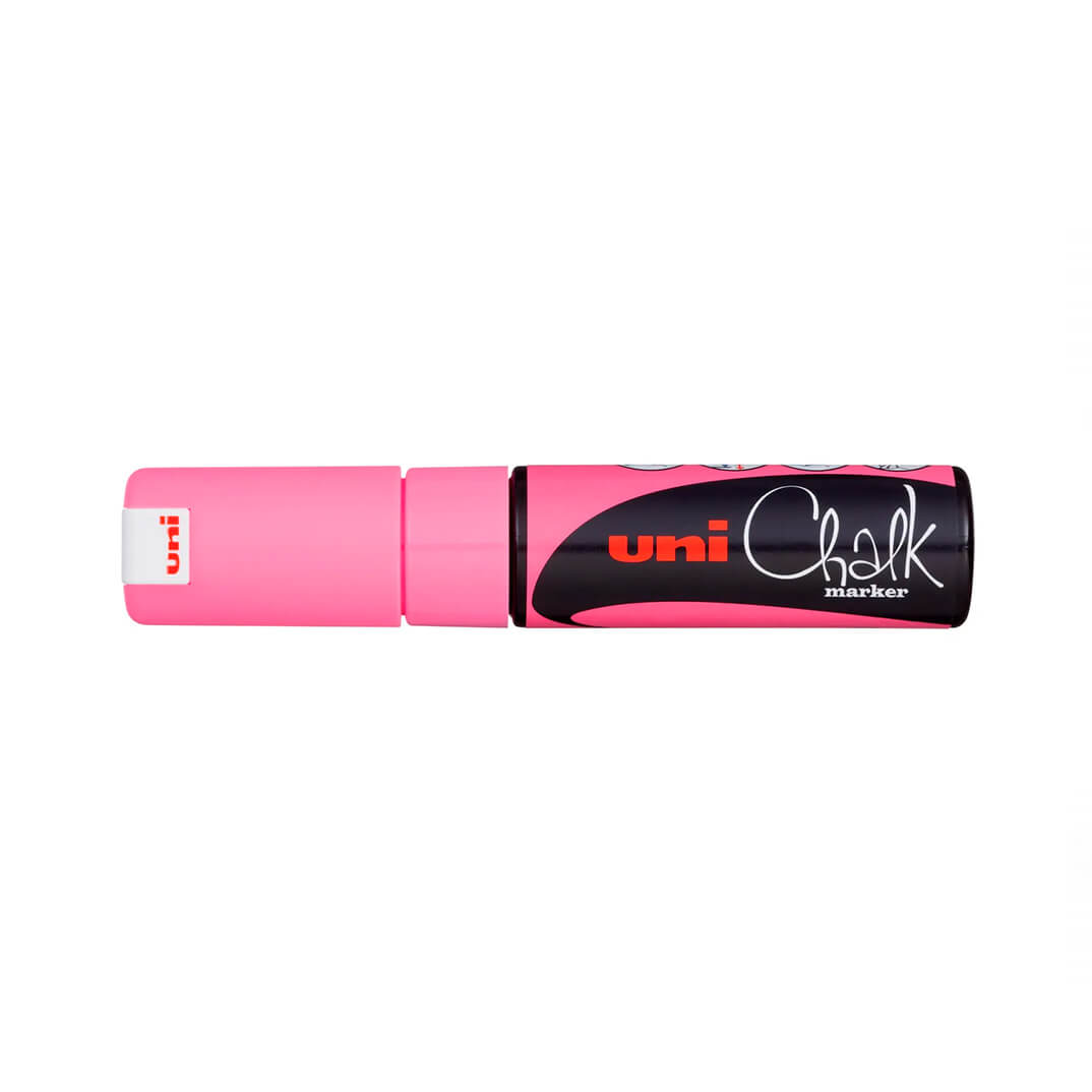 Marcador tiza líquida Uni Chalk 8mm rosa