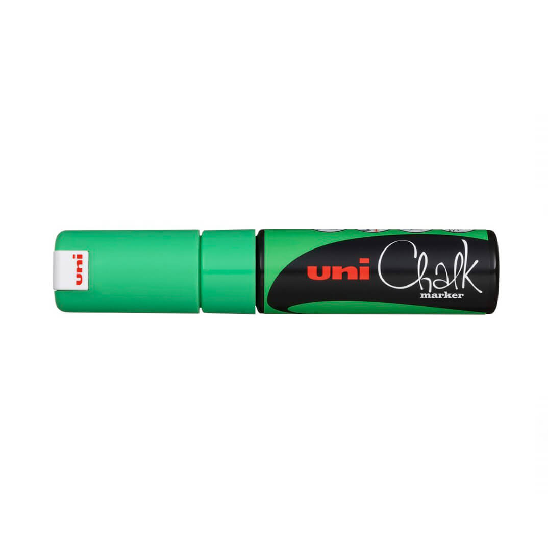 Marcador tiza líquida Uni Chalk 8mm verde