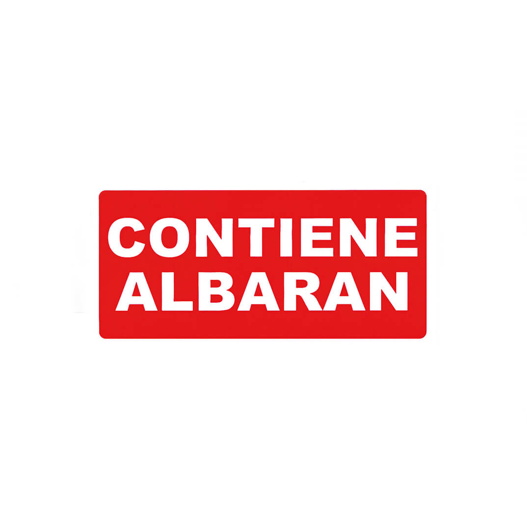 Rollo etiquetas Apli contiene albarán