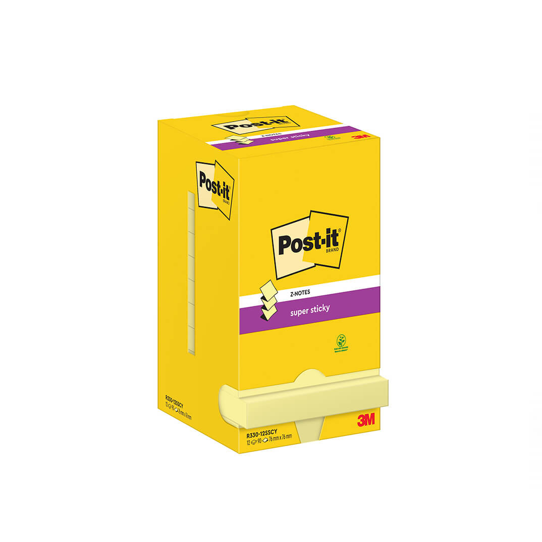 POST-IT® Z-Notes Super Sticky 76x76