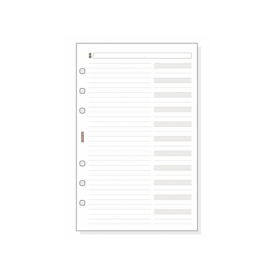 Recanvi agenda Open 500 telèfons