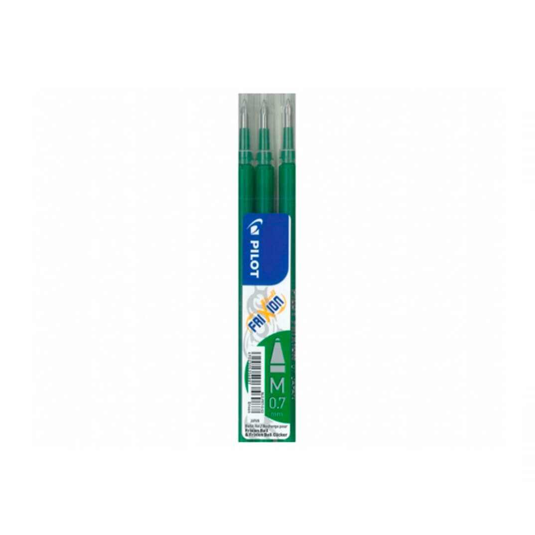 Recanvi Pilot Frixion verd (pack 3)