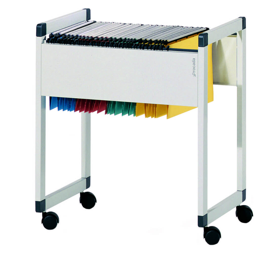 Carrito extensible para carpetas colgantes