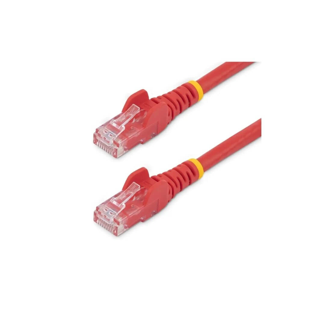 Cable de red UTP RJ45 cat 6 rojo 3 metros