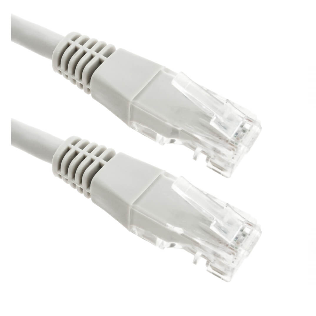 Cable red ethernet LAN UTP RJ45 de Cat 6 gris 2m