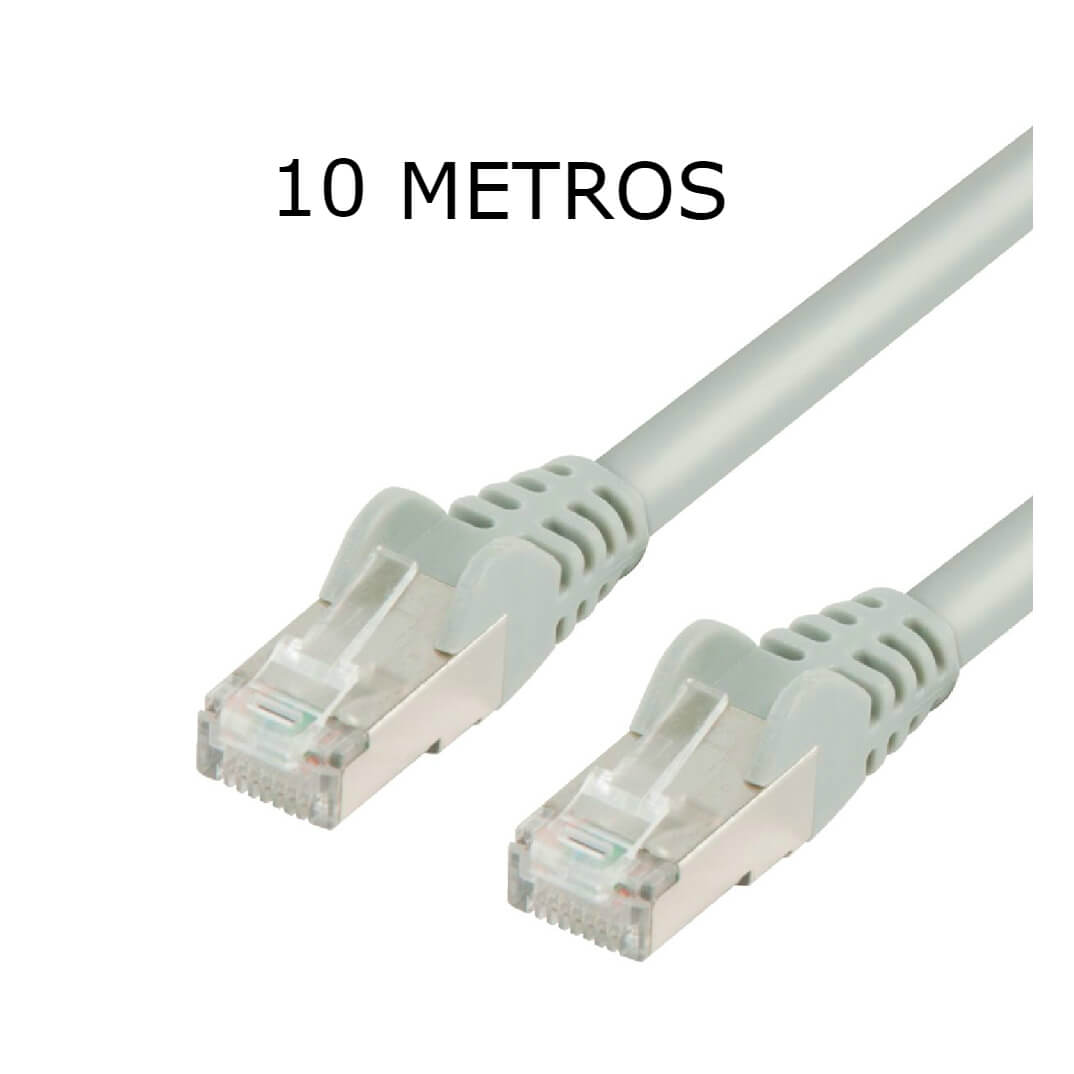 Cable de red RJ45 10 metros cat.5ftp