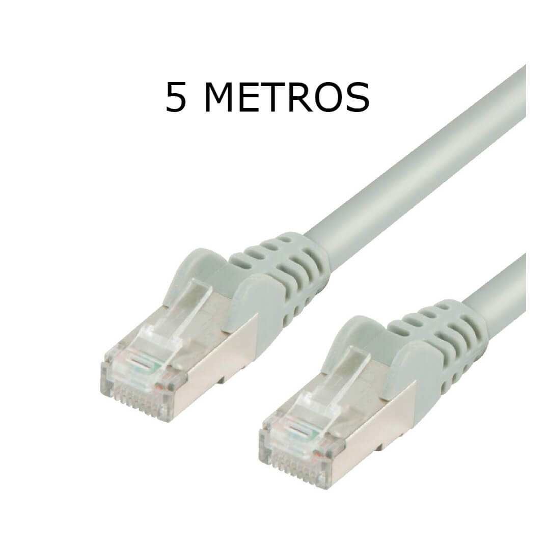 Cable de red RJ-45 5 metros cat.6ftp