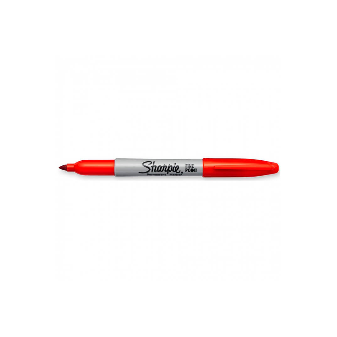 Retolador permanent Sharpie Fine F vermell