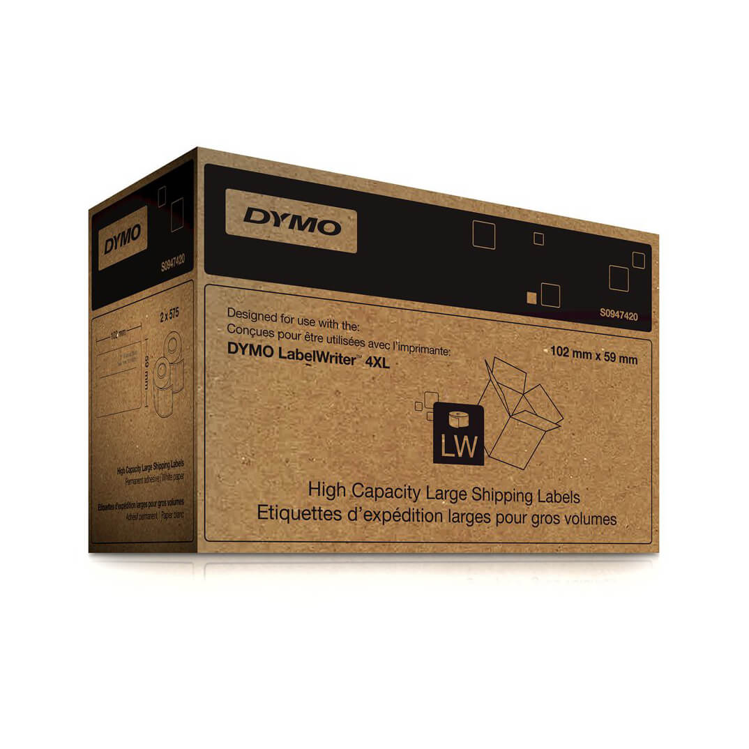 Pack 2 rollos etiquetas Dymo 102x59mm