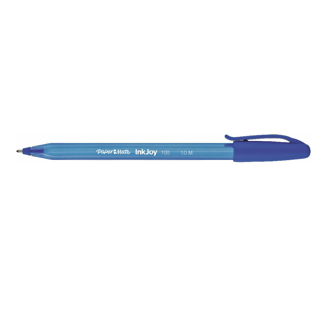 Bolígrafo Paper Mate Inkjoy 100 azul