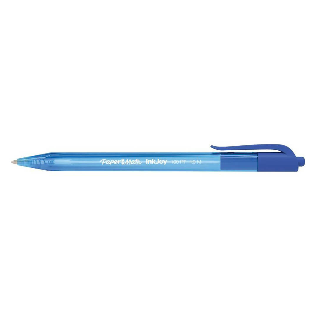 Bolígraf Paper Mate Inkjoy 100 RT blau