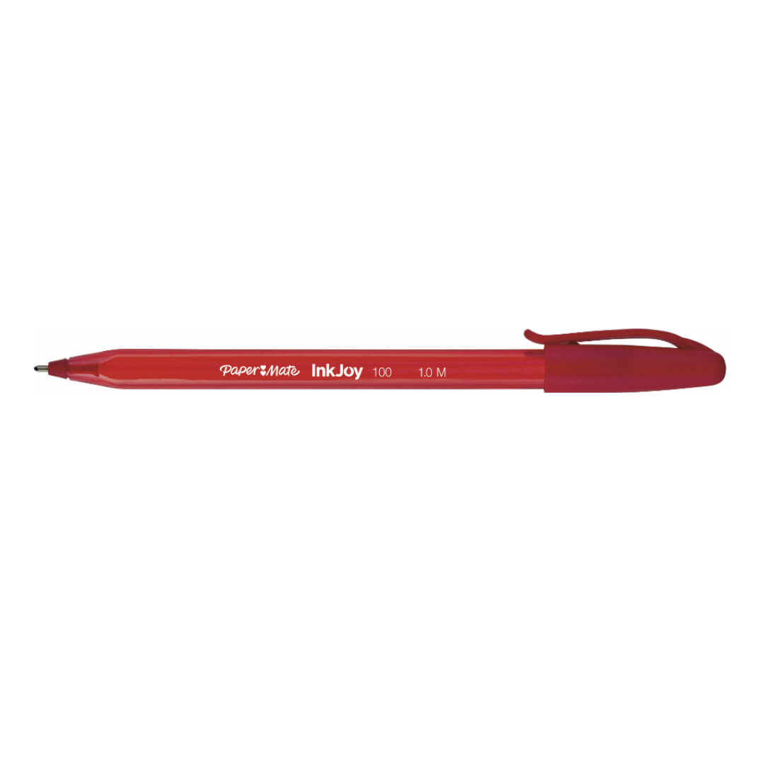 Boligraf Paper Mate Inkjoy 100 vermell