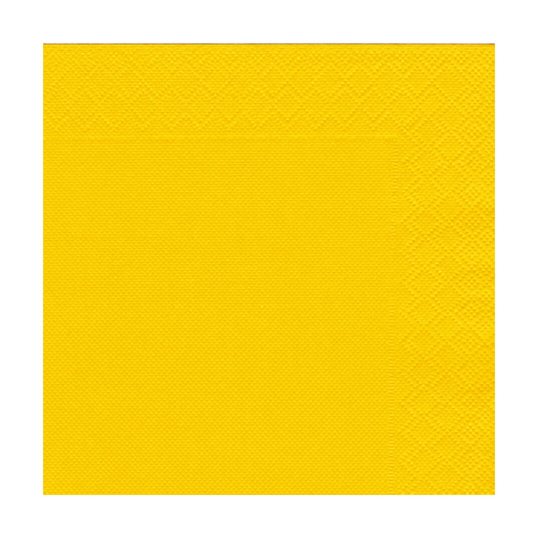 Paquete 50 servilletas 33 x 33 limón