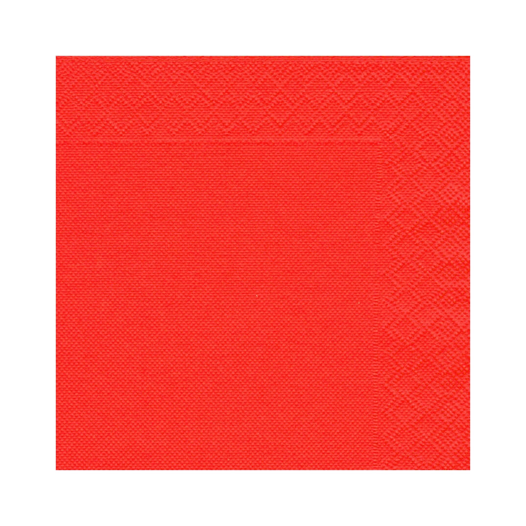 Paquet 50 tovallons 33 x 33 vermell