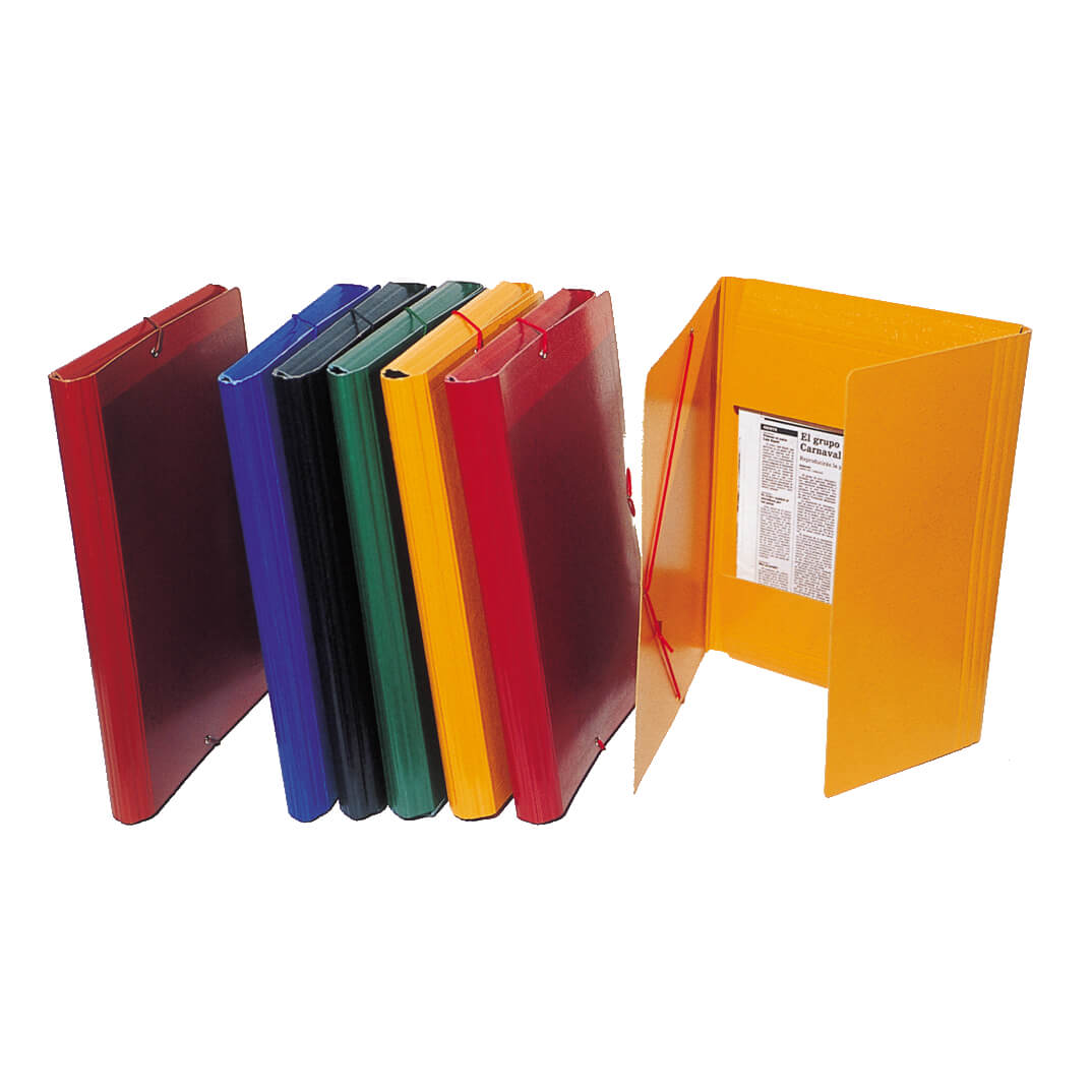 Carpeta gomes cartró Foli vermell
