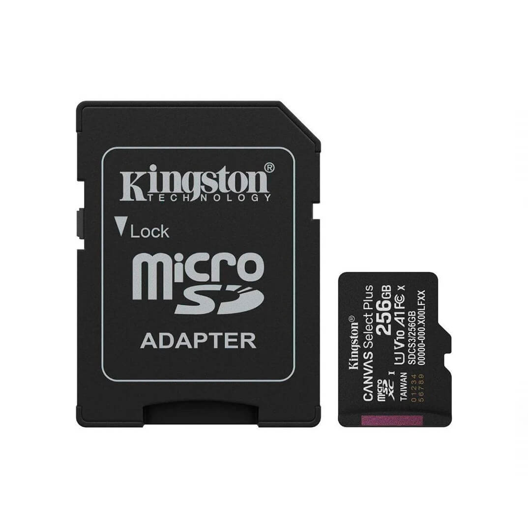 Tarjeta de memoria Kingston CANVAS 256GBmicroSD XC