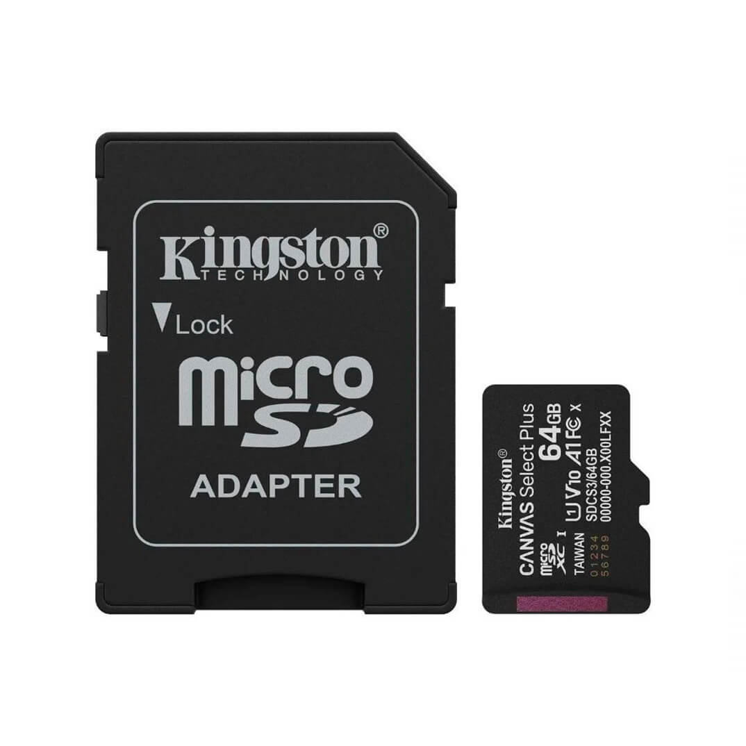 Targeta de memòria Kingston CANVAS 64GB microSD XC