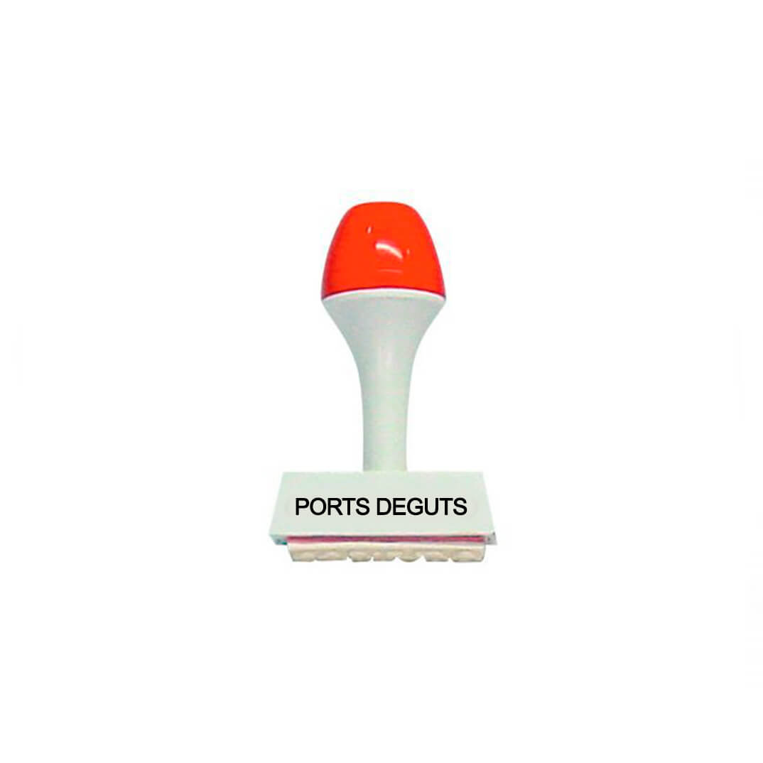 Segell fórmula "ports deguts" català