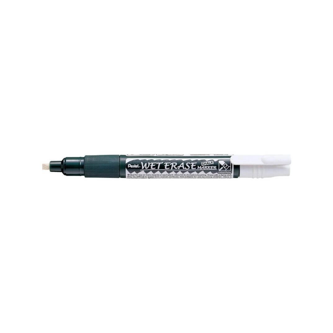 Marcador tiza líquida Pentel blanco borrable