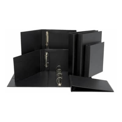 Carpeta Foli 4a 40 mm color negre