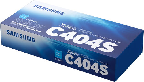 Cartucho de tóner Samsung CLT-C404S cian