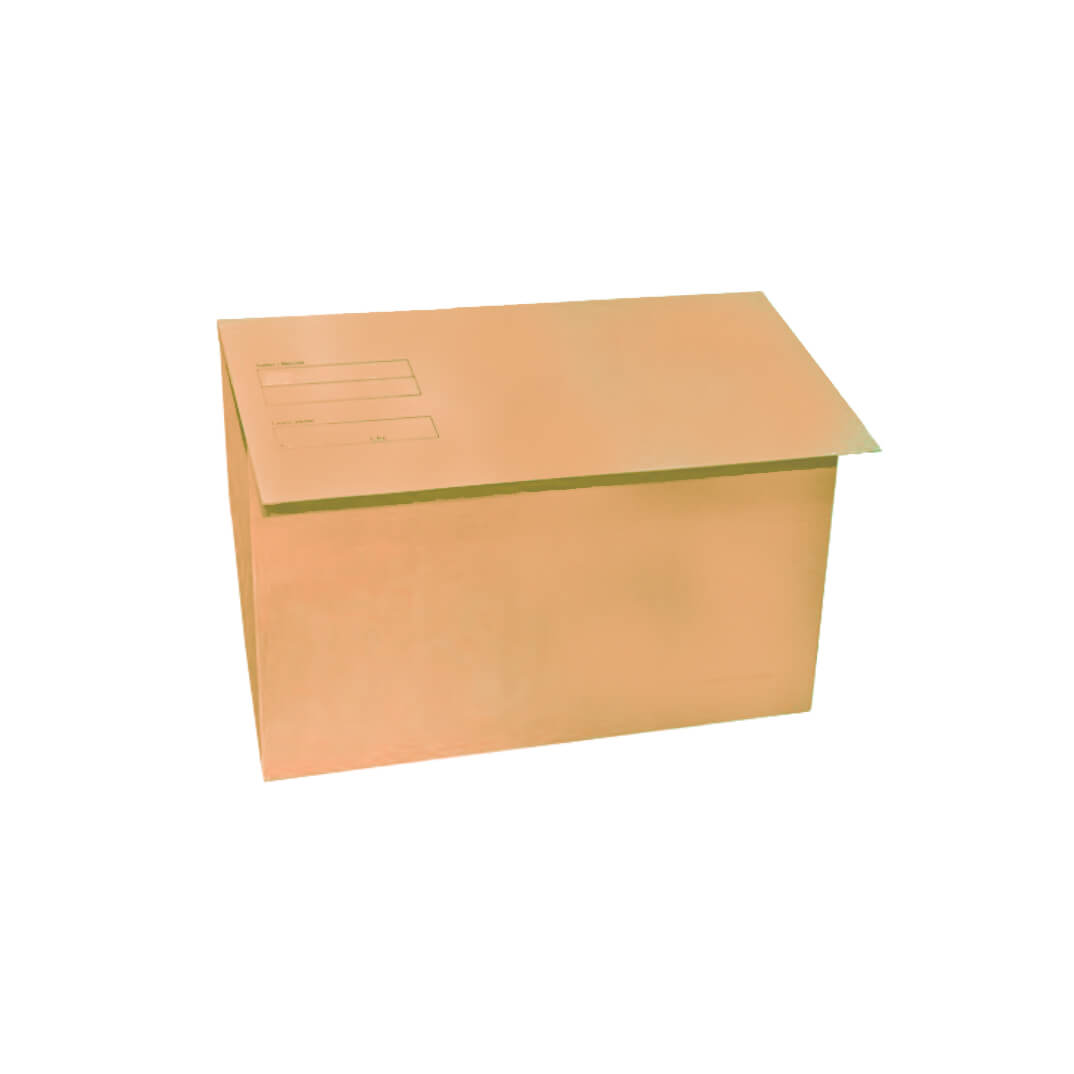Pack 50 subcarpetas solapa Folio color crema