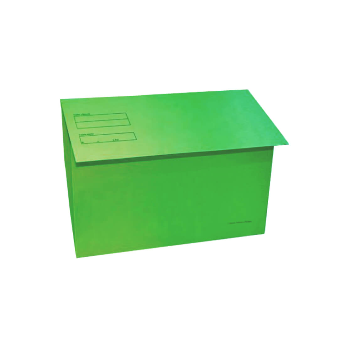 Pack 50 subcarpetas solapa Folio color verde