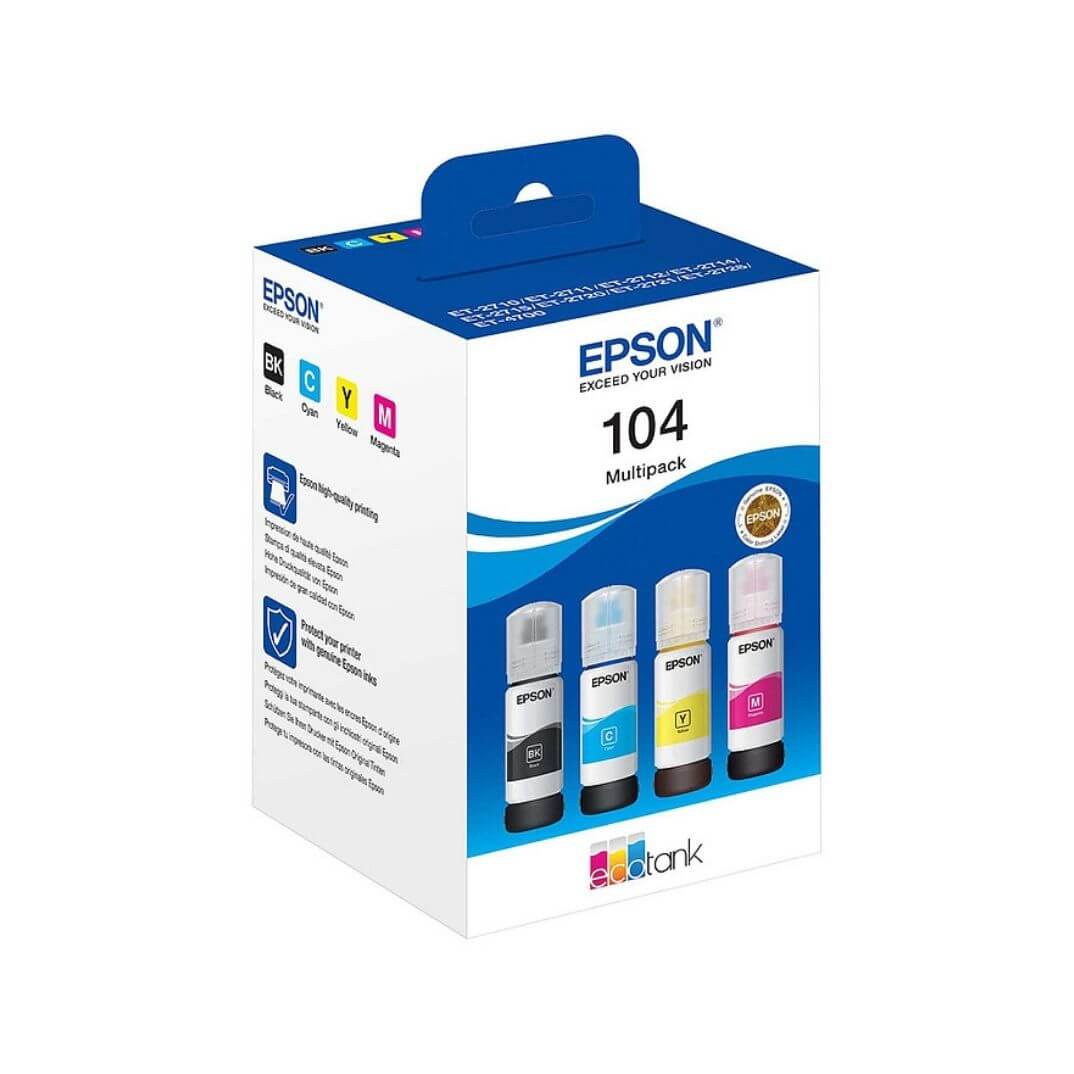 Epson tinta 104 EcoTank color multipack