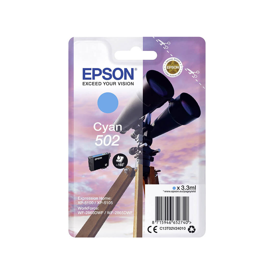 Epson inkjet 502 cian