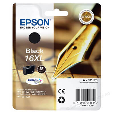 Epson cartucho inyeccion tinta 16xl negro
