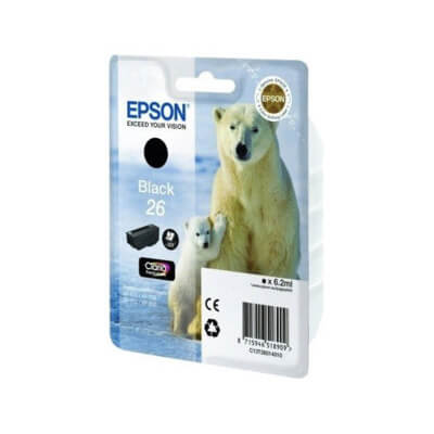 Epson cartucho inkjet t26xl negro xp 600