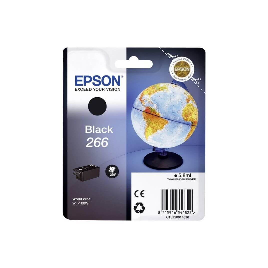 Epson inkjet negro WF-100W 266 cartridge
