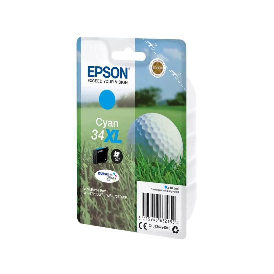 Epson inkjet cian 34 xl Durabrite ultra ink