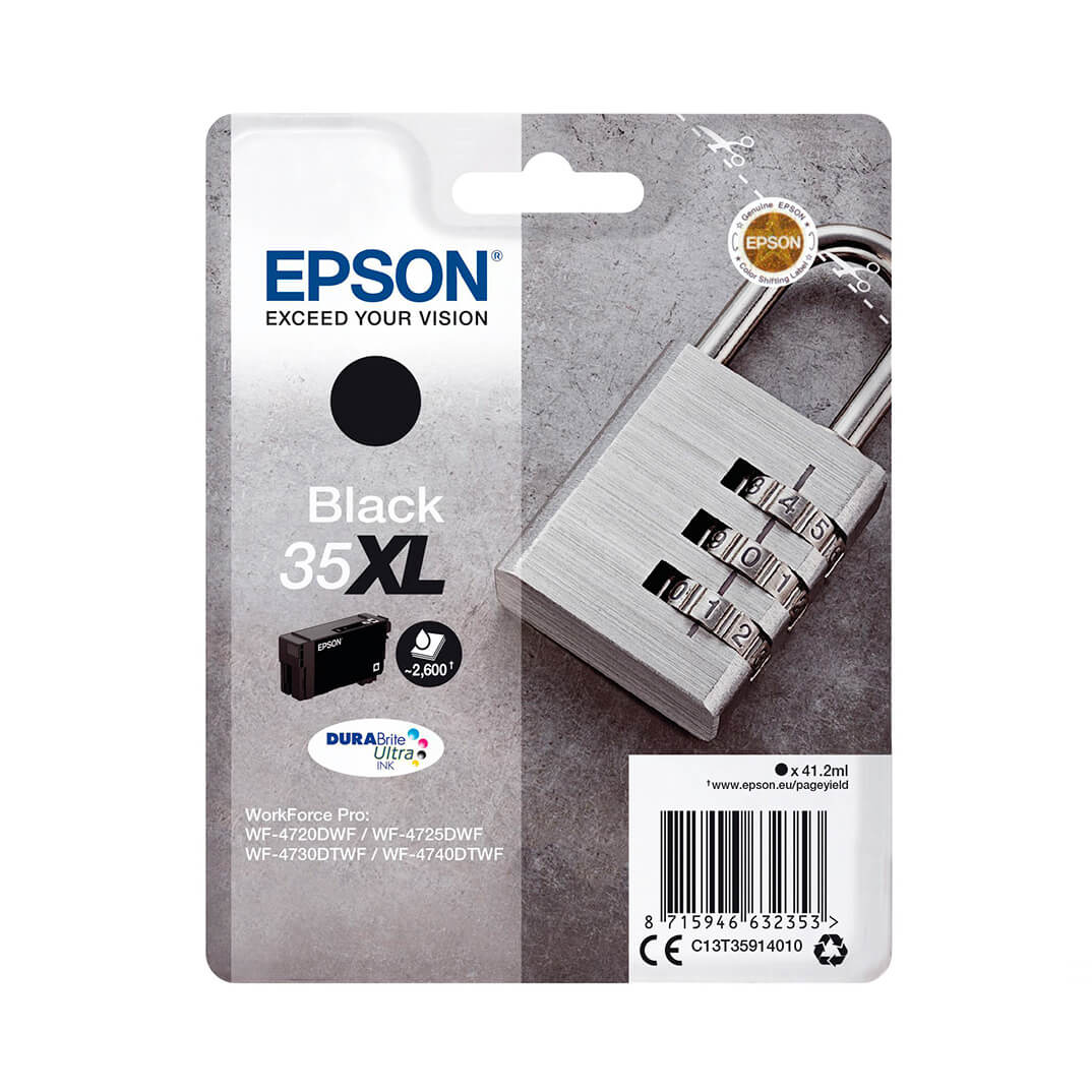 Epson inkjet negro 35 xl Durabrite ultra ink